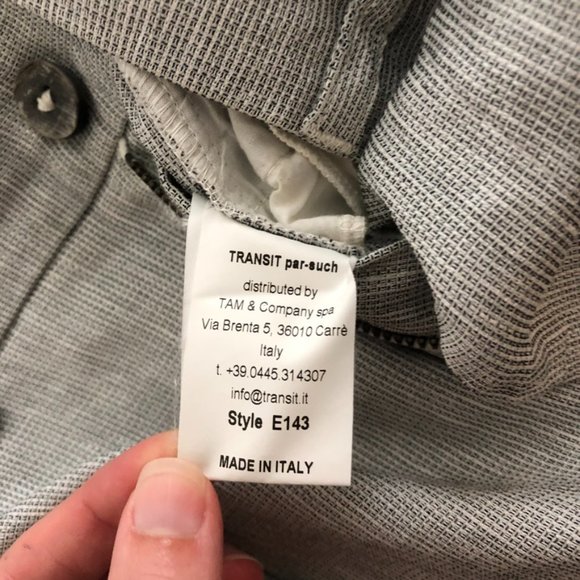 TRANSIT PAR SUCH textured linen blend trouser - Picture 6 of 7